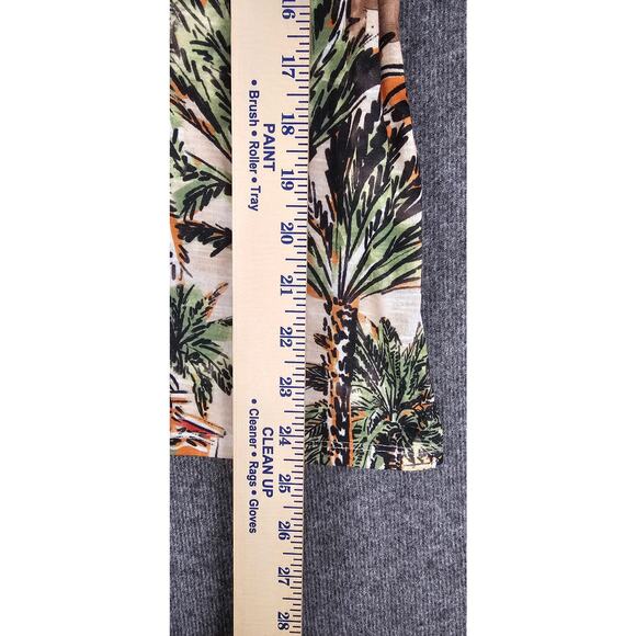 Alfred Dunner womens shirt sz S tropical print mid sleeve pull over palm trees - Picture 7 of 9